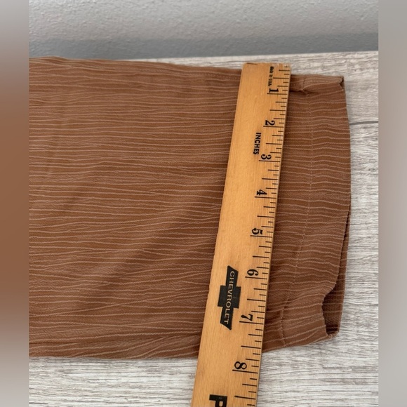 Soft Surroundings Turis Straight Leg Cropped Ankle Pants Silky NWT Large - Picture 5 of 10